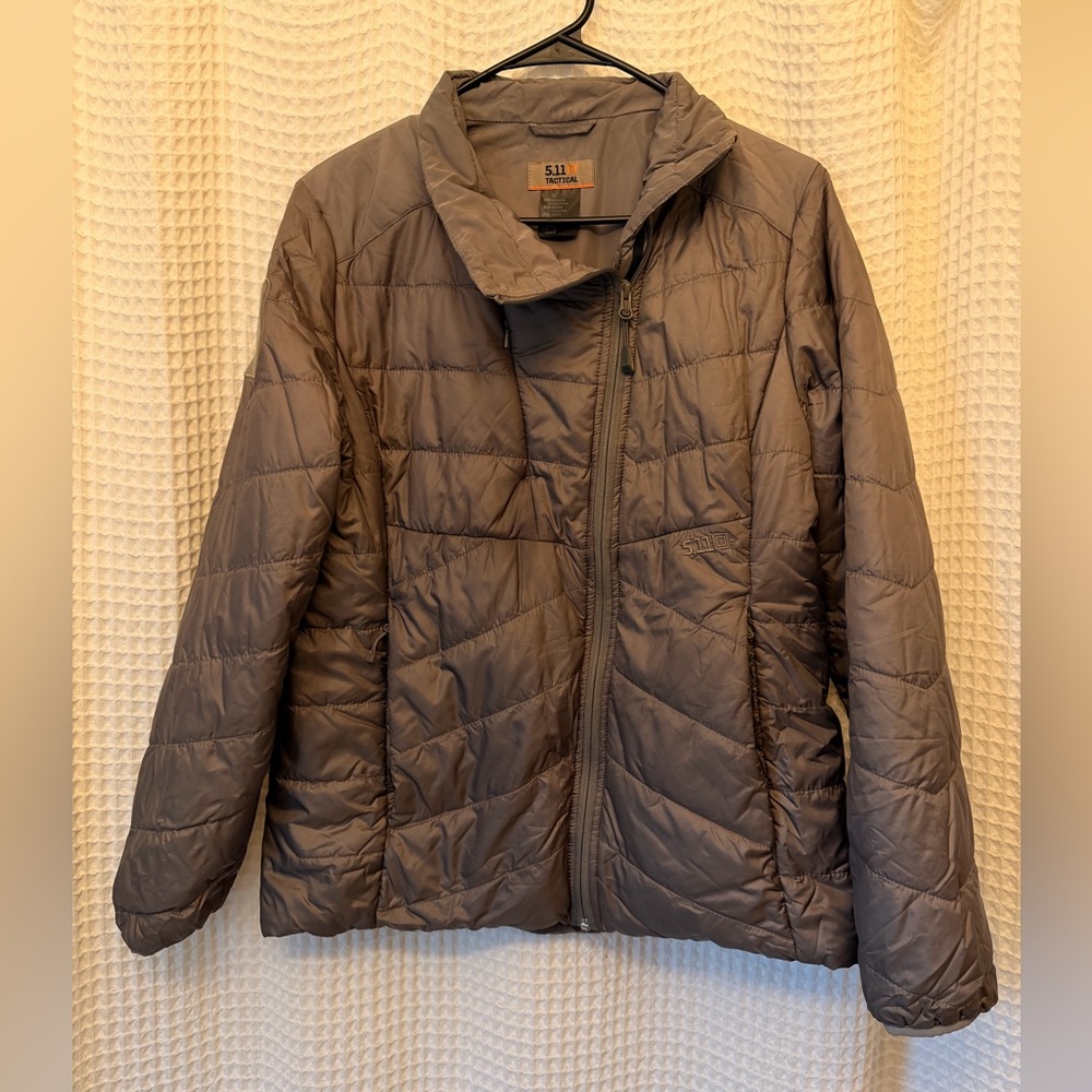 5.11 Tactical Women's Gray Quilted Puffer Jacket
